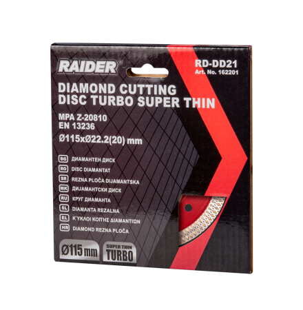 Super Thin Diamond Cutting Turbo Disc RD