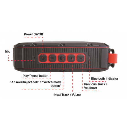 Portable Bluetooth Speaker RD-PBS01